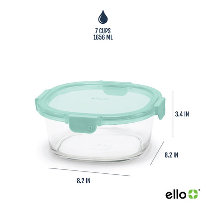 Color Lock® Glass 7 Cup Round 4pc Set